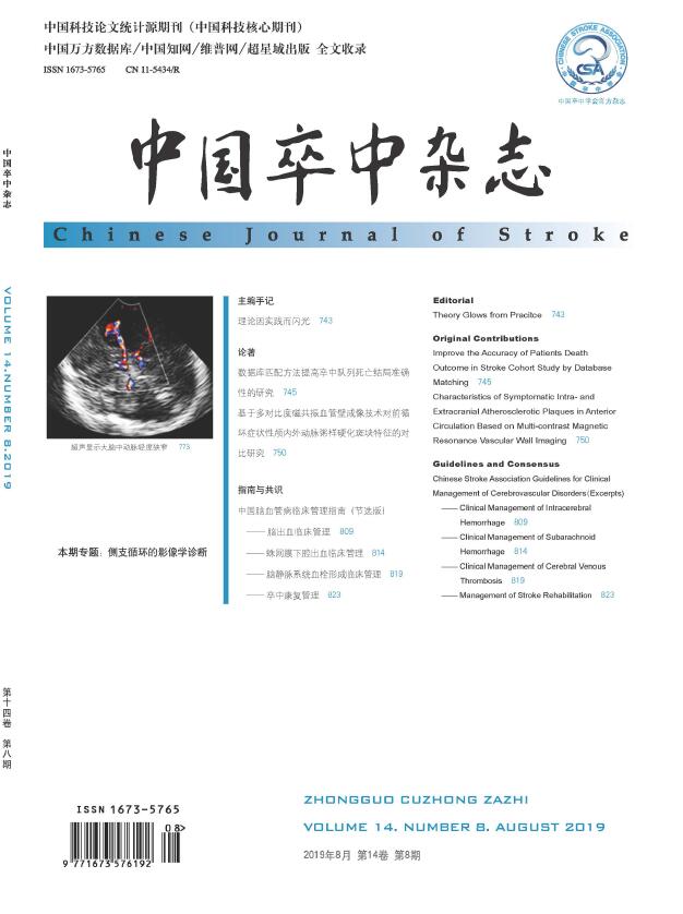 中国卒中杂志