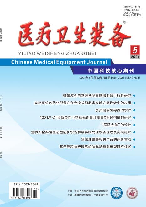 《医疗卫生装备》杂志征稿方向91学术