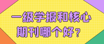 一级学报和核心期刊哪个好？