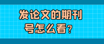 发论文的期刊号怎么看？