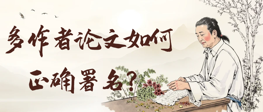 多作者论文如何正确署名？91学术