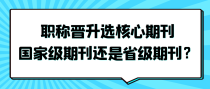 职称晋升选核心期刊、国家级期刊还是省级期刊？